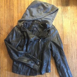 Rock & Republic Faux Leather Moto Jacket